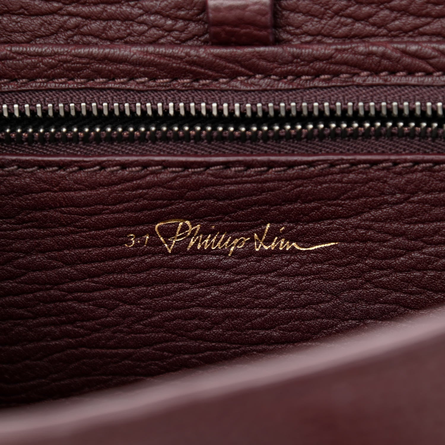 3.1 Phillip Lim Textured Calfskin Mini Pashli Satchel Burgundy 5 of 11