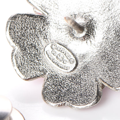 Chanel Enamel CC Camellia Brooch Pin Pink 4 of 5