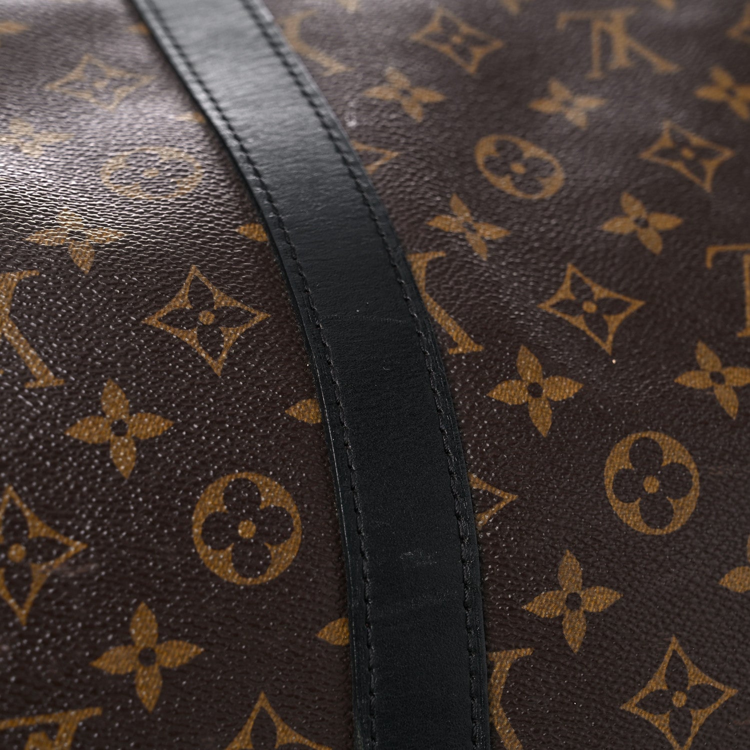 Louis Vuitton Monogram Macassar Keepall Bandouliere 55 20 of 33