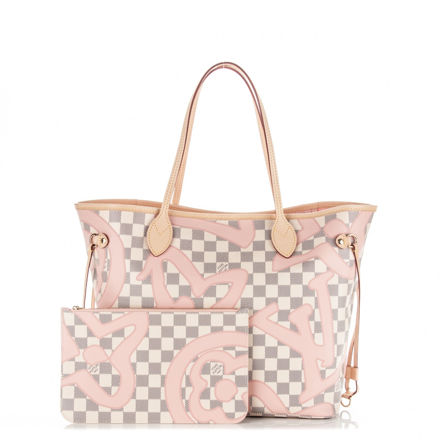 Louis Vuitton Damier Azur Tahitienne Neverfull MM 1 of 8