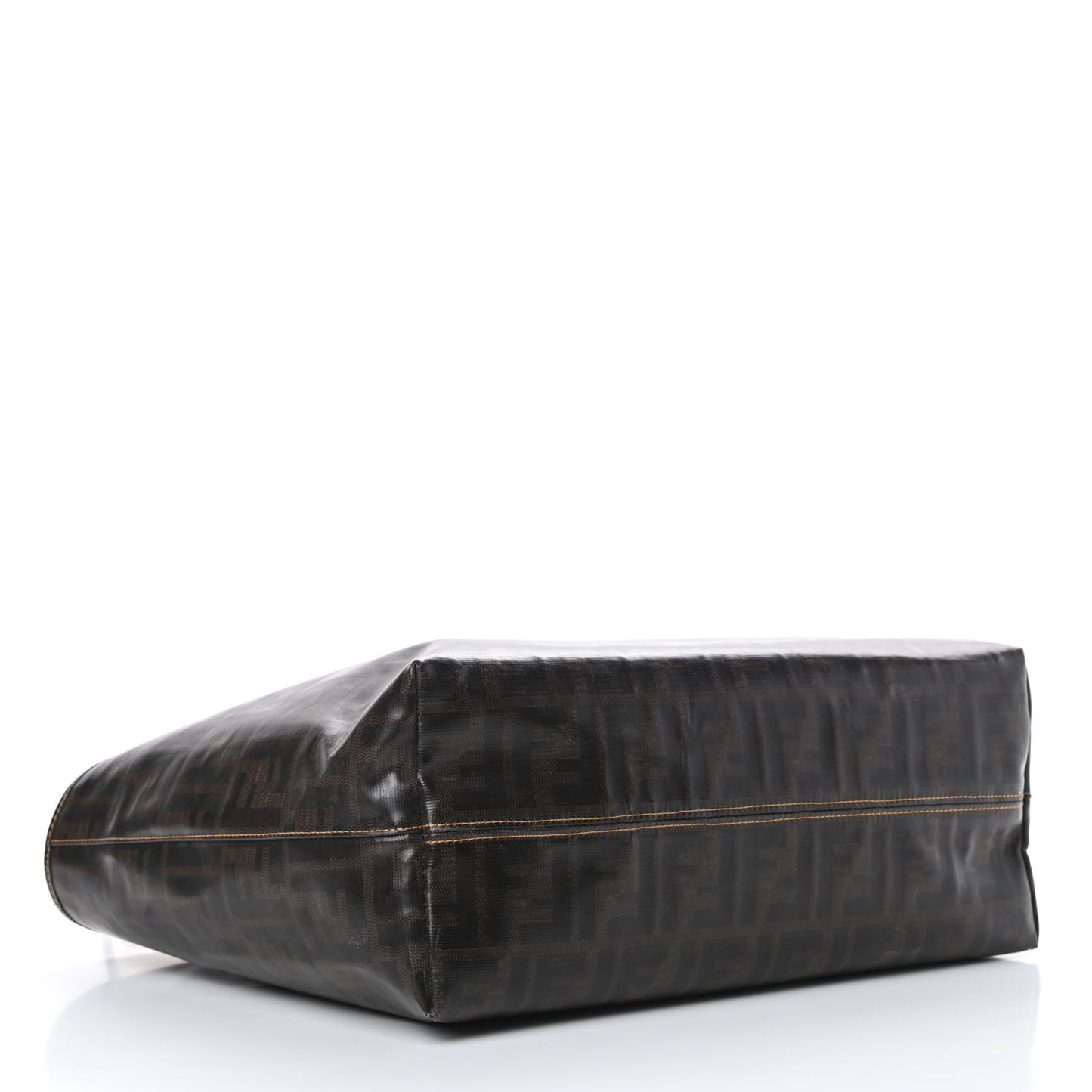 Zucca Spalmati Matrioska Small Roll Tote Tobacco Black