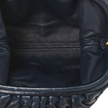Bottega Veneta Nappa Intrecciato The Mini Pouch Navy 4 of 9
