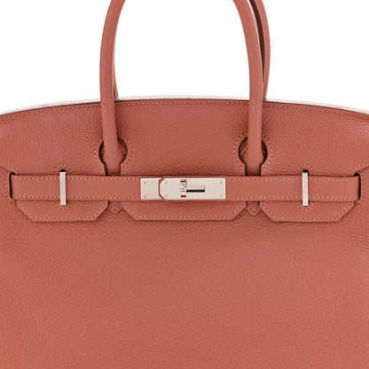 Hermes Togo Birkin 30 Rose Thé 8 of 15