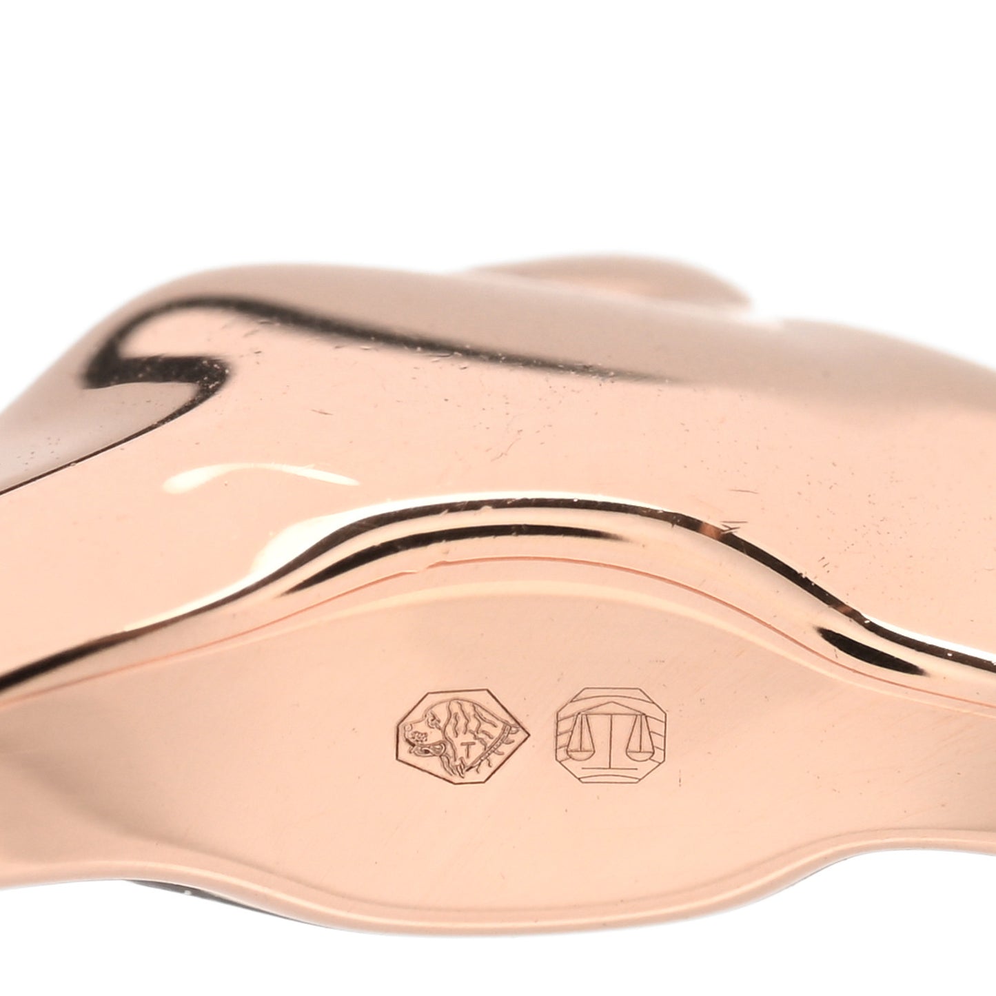 18K Rose Gold Diamond TPM Galop Ring 53 6.25