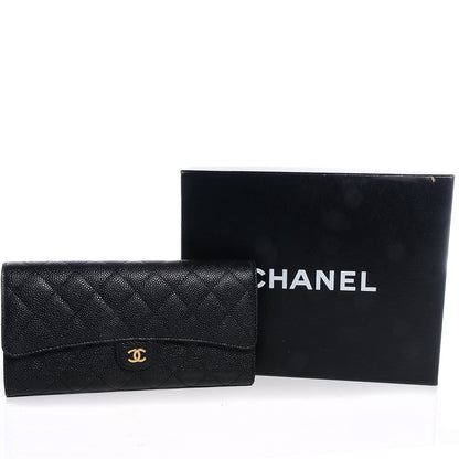 Chanel Caviar Quilted Travel Wallet Black 5 of 8