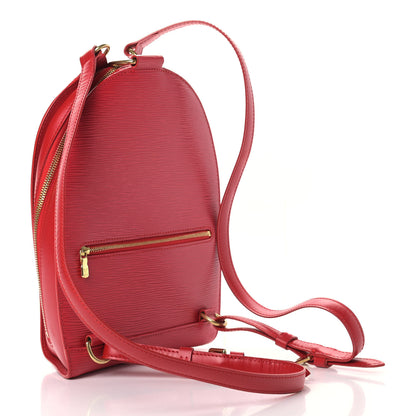 Louis Vuitton Epi Mabillon Backpack Castillan Red 3 of 13
