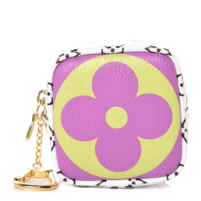 Louis Vuitton Monogram Giant Cube Coin Purse Pink 1 of 7