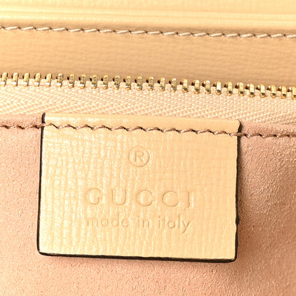 Gucci Azalea Calfskin Horsebit 1955 Shoulder Bag Bubble Tea 6 of 11