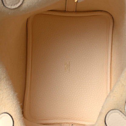 Hermes Taurillon Clemence Picotin Lock 18 PM Nata 5 of 11