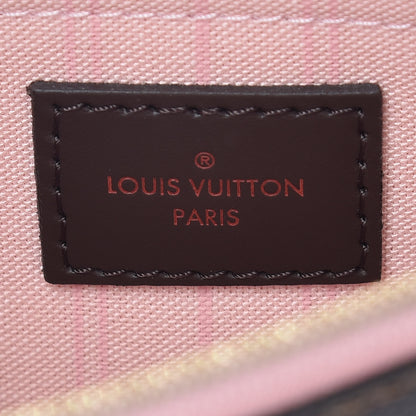 Louis Vuitton Damier Ebene Neverfull MM GM Pochette Rose Ballerine 6 of 7