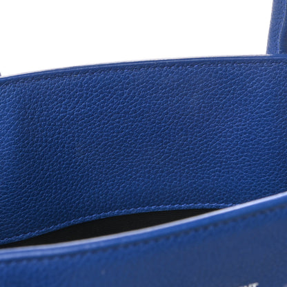 Saint Laurent Grained Calfskin Baby Sac De Jour Royal Blue 12 of 14