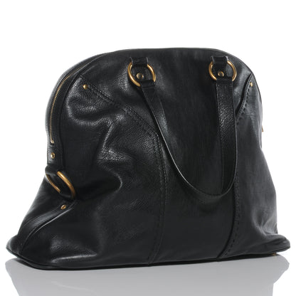 Saint Laurent Leather Oversized Muse Black 4 of 9