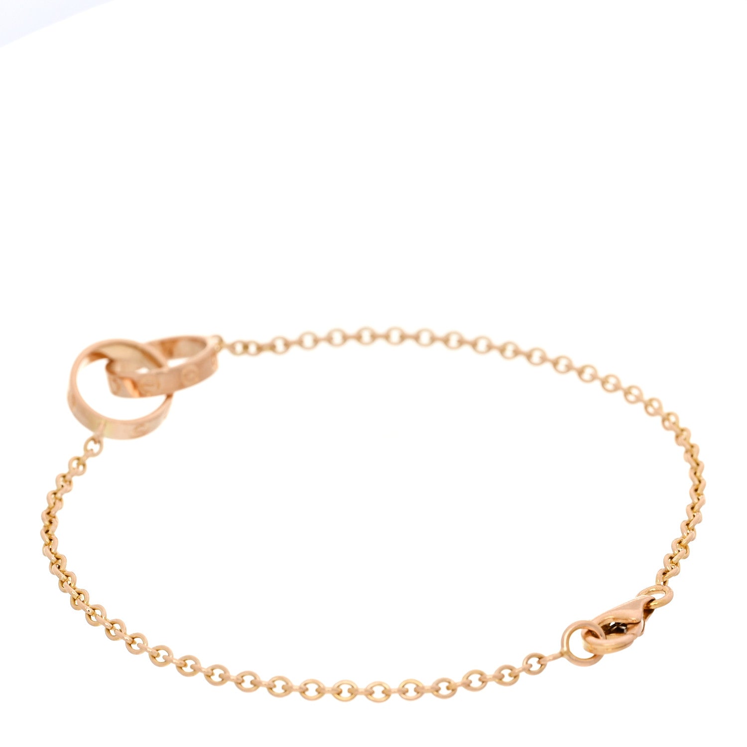 Cartier 18K Pink Gold Interlocking LOVE Bracelet 2 of 6