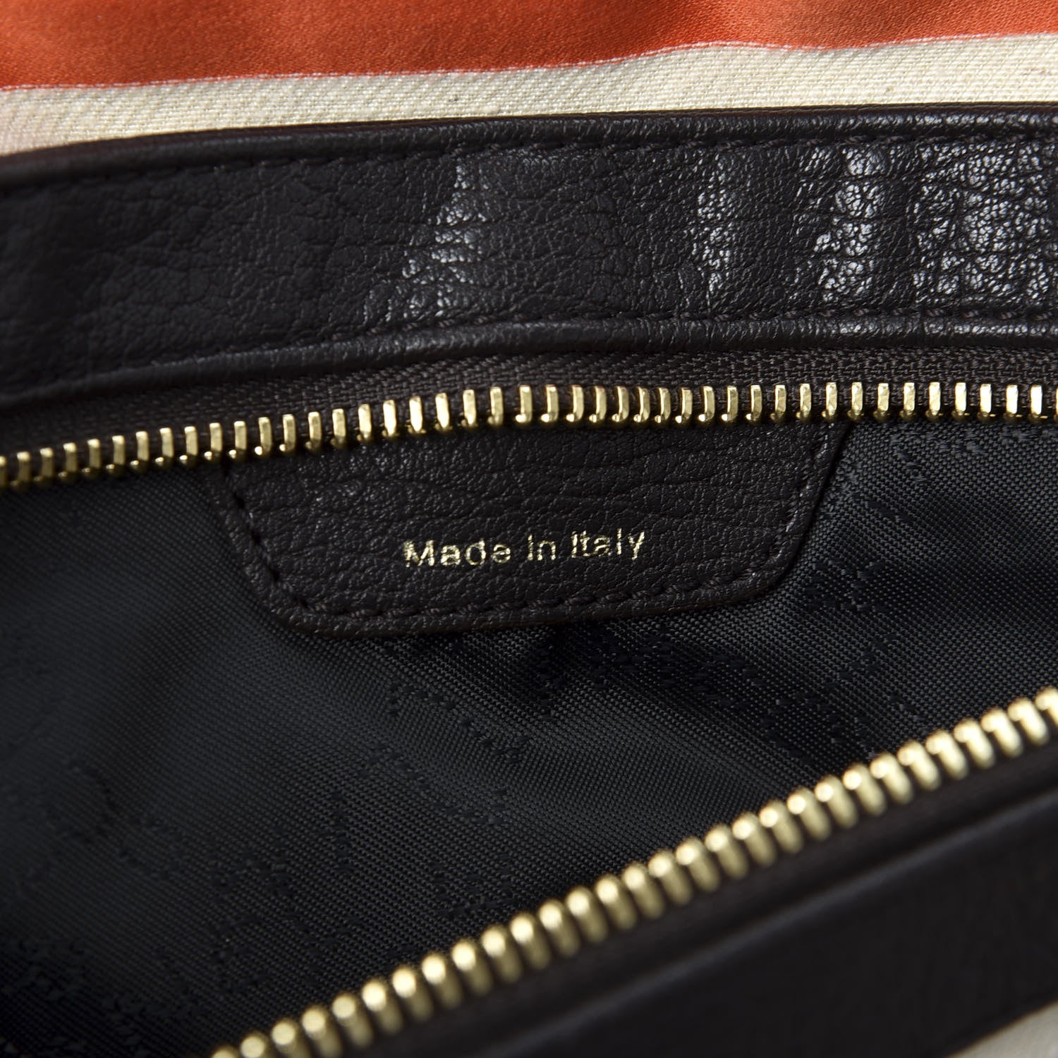 Stella McCartney Canvas Striped Falabella Clutch Multicolor 7 of 9