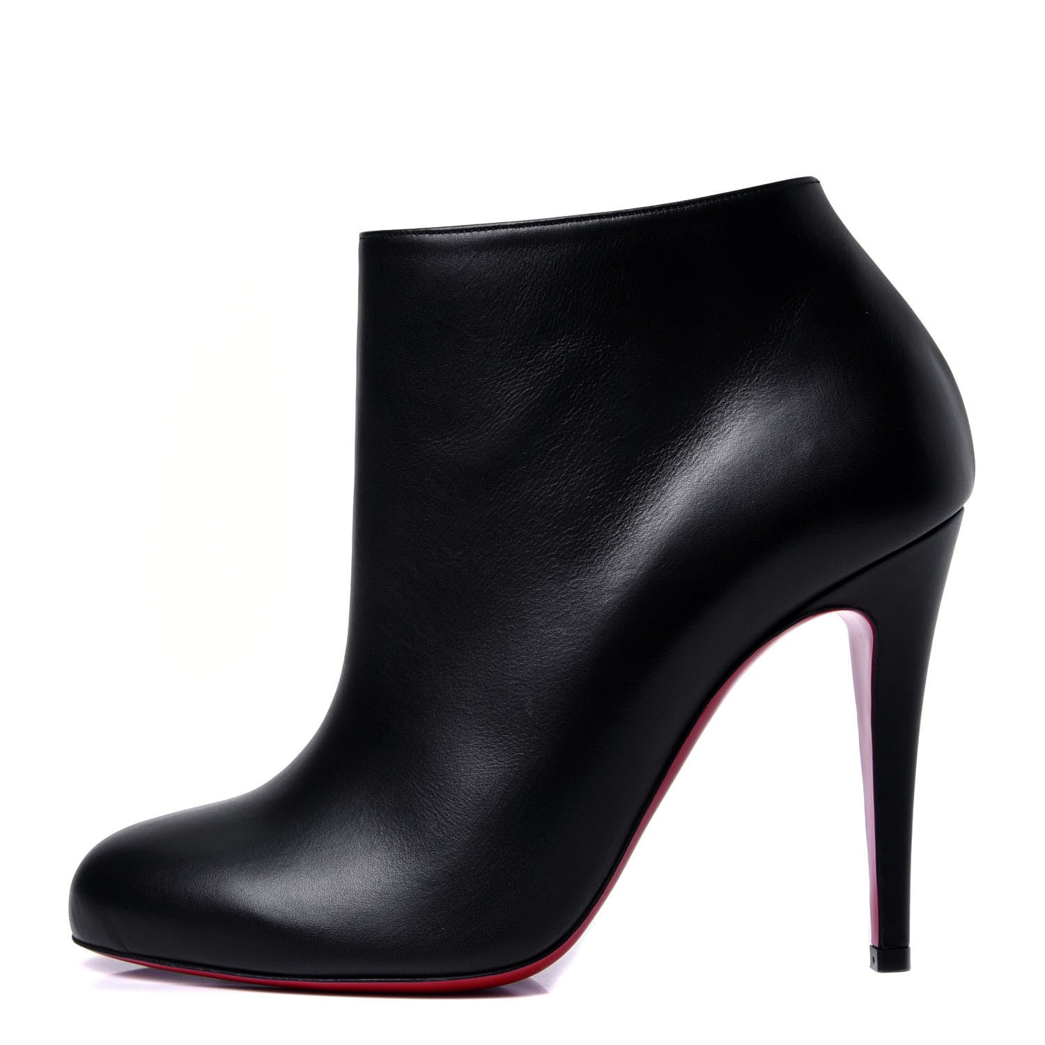 Christian Louboutin Calfskin Belle 100 Ankle Boots 38 Black 1 of 6