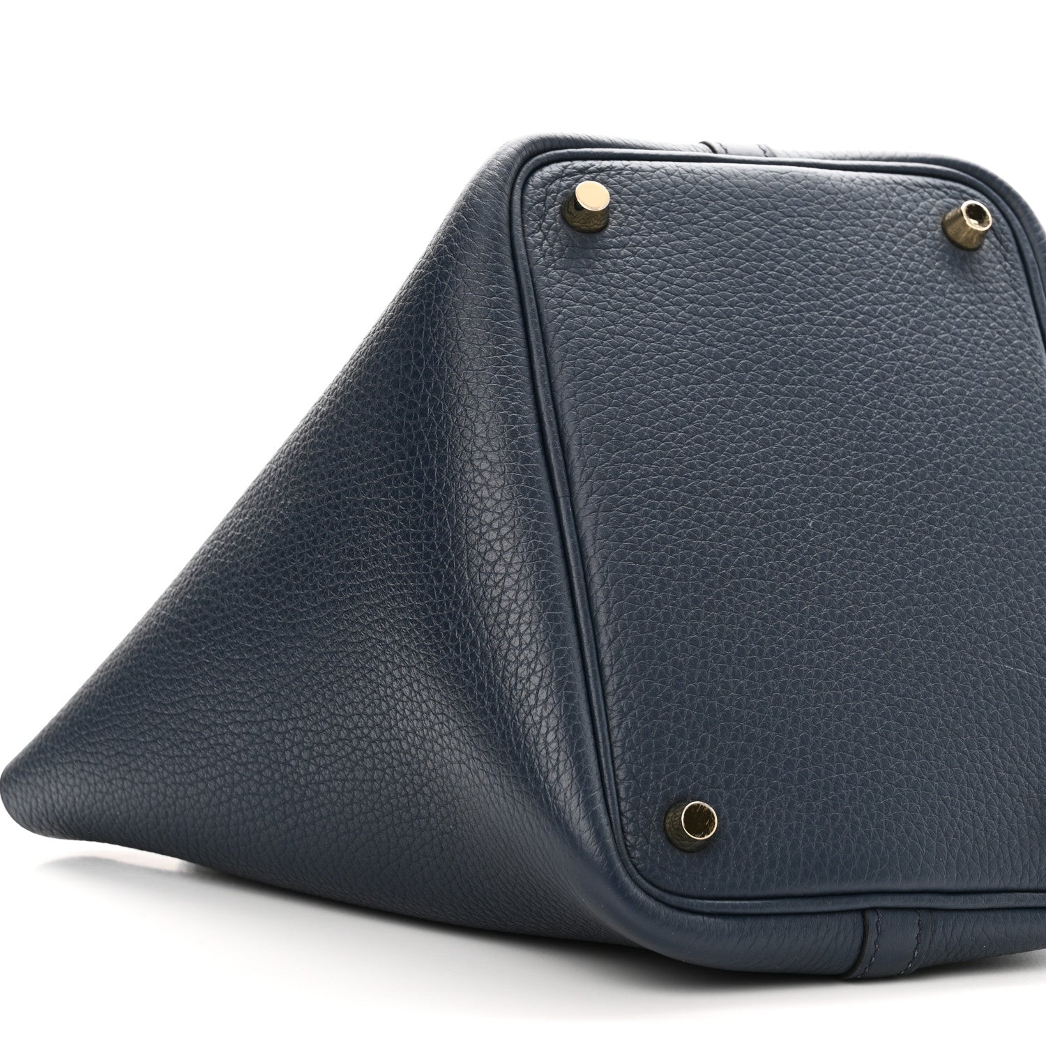 Hermes Taurillon Clemence Picotin Lock 18 PM Bleu Nuit 9 of 11