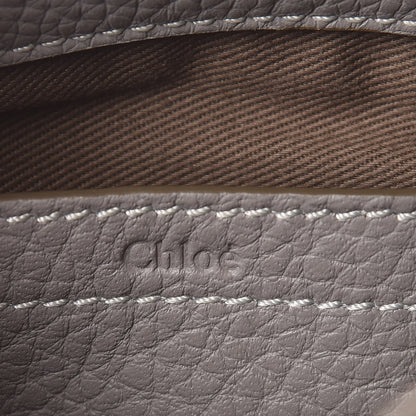 Chloe Calfskin Mini Marcie Round Crossbody Bag Cashmere Grey 7 of 11