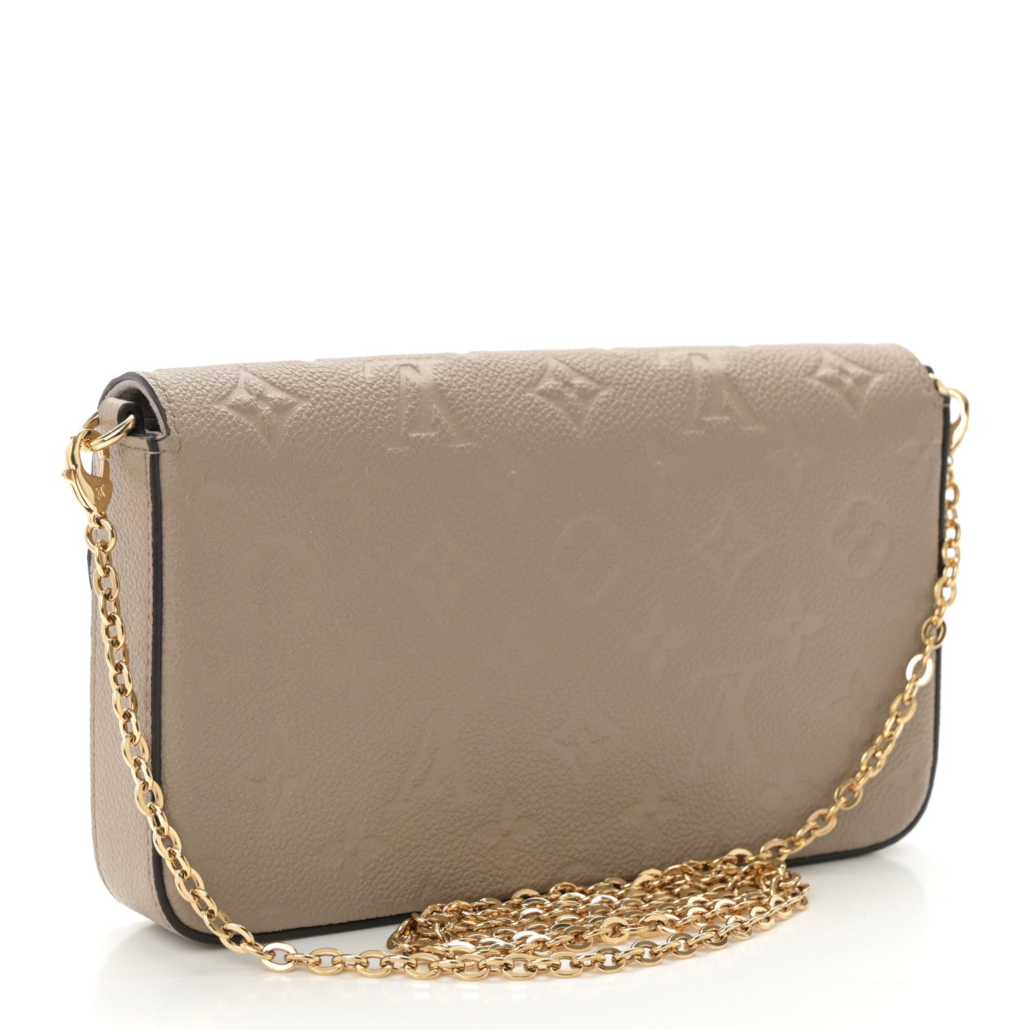 Louis Vuitton Empreinte Pochette Felicie Chain Wallet Tourterelle 4 of 10