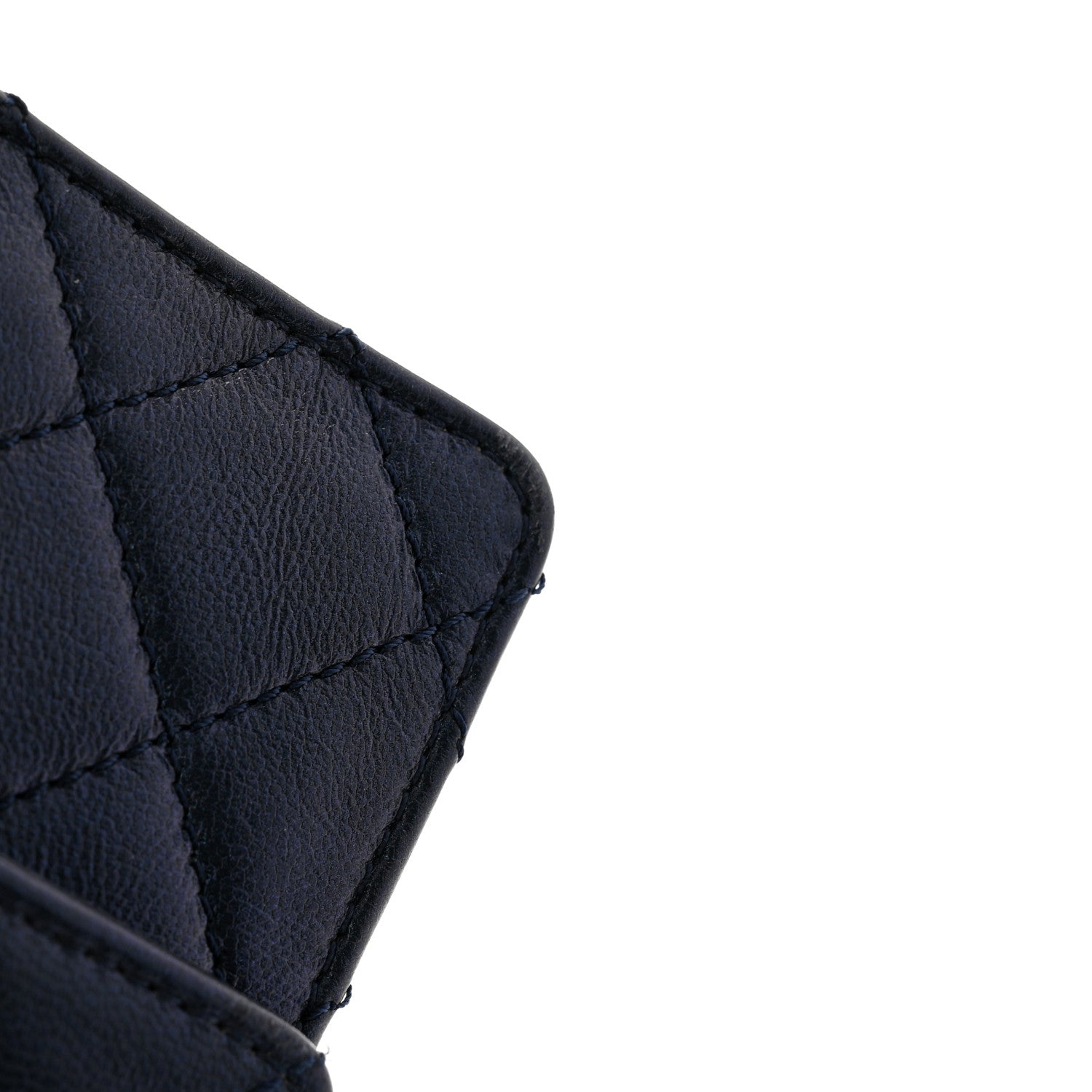 Chanel Iridescent Lambskin Quilted Small Chic Pearls Flap Blue 13 of 13