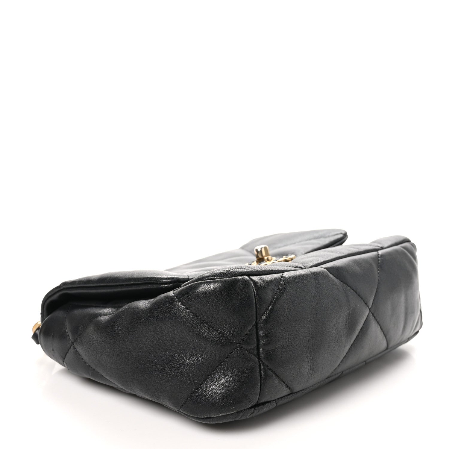 Chanel Lambskin Quilted Medium Chanel 19 Flap Black 4 of 11