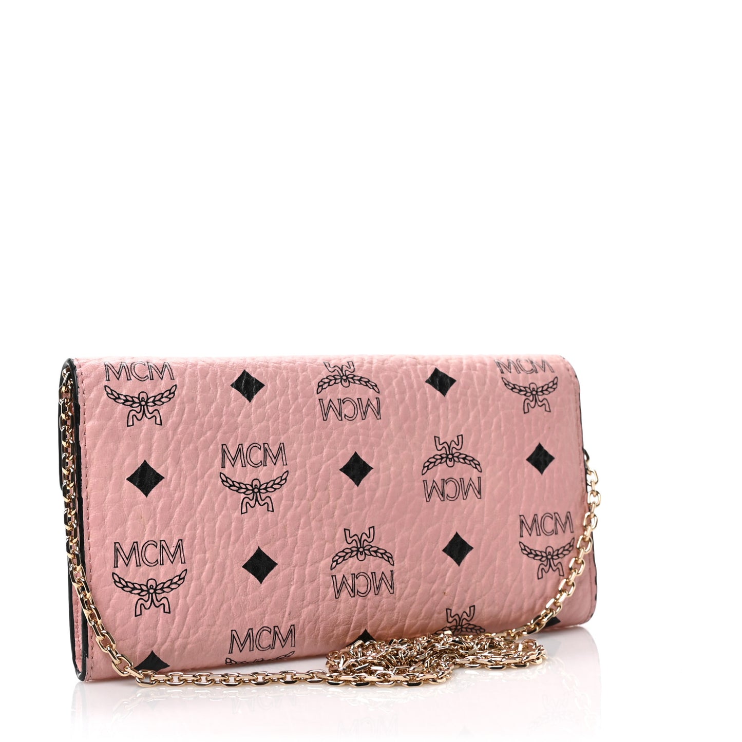 Visetos Large Patricia Wallet On Chain Soft Pink