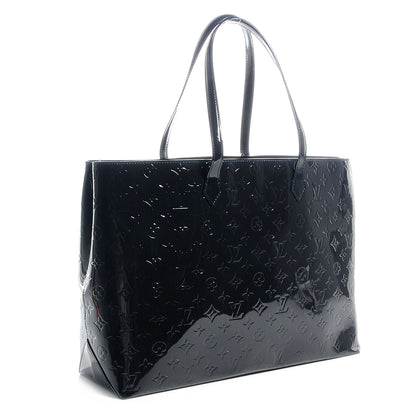 Louis Vuitton Vernis Wilshire GM Blue Infini 3 of 7