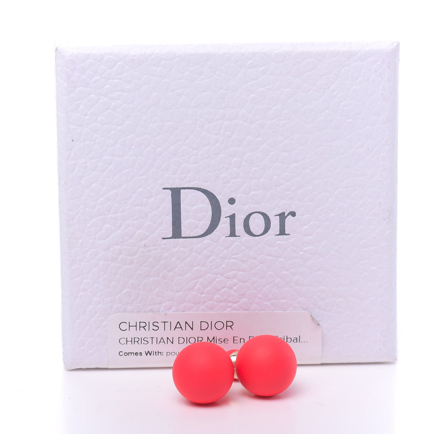 Mise En Dior Tribal Earrings Matte Pink