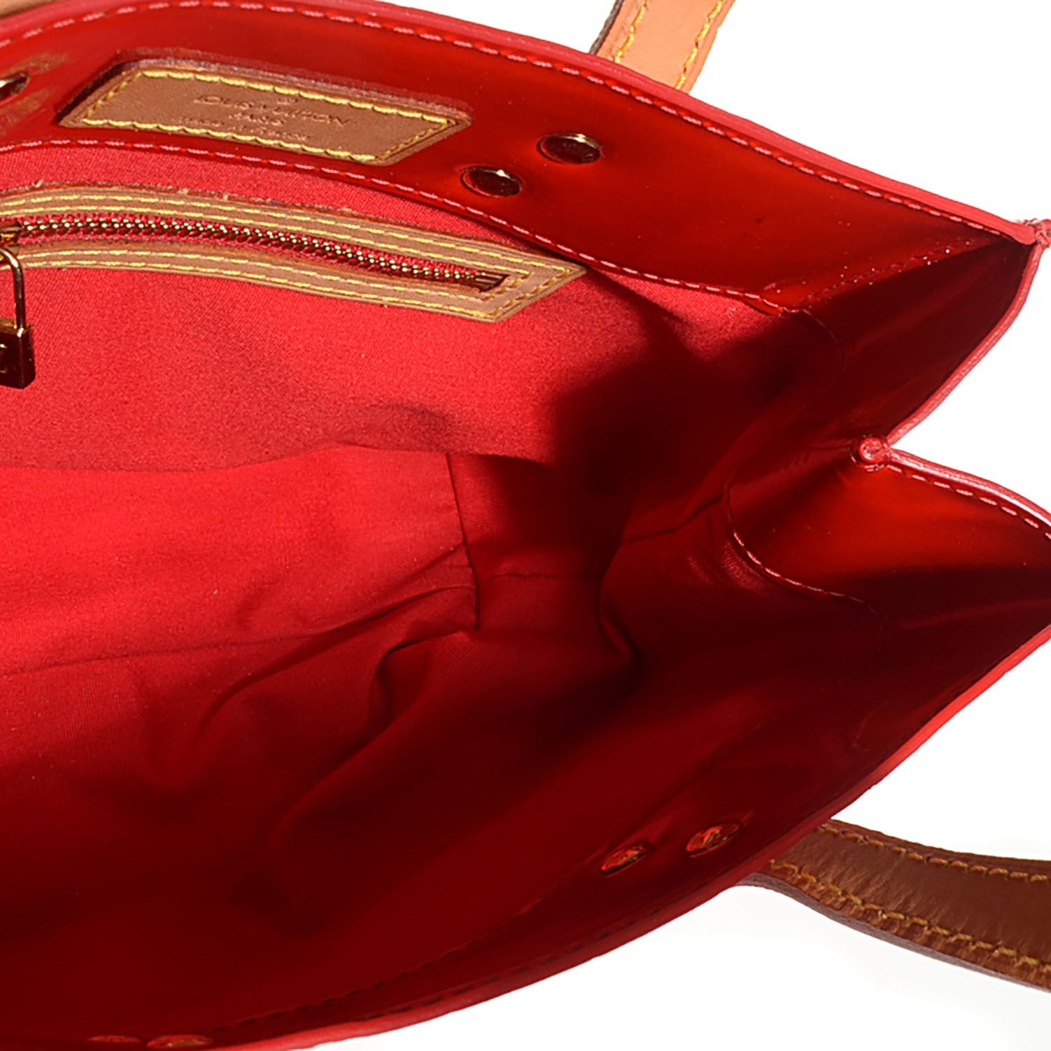 Louis Vuitton Vernis Reade PM Rouge 5 of 7