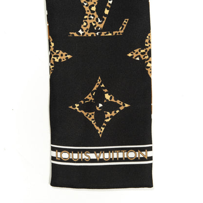Louis Vuitton Silk Monogram Giant Jungle Bandeau Black 2 of 2