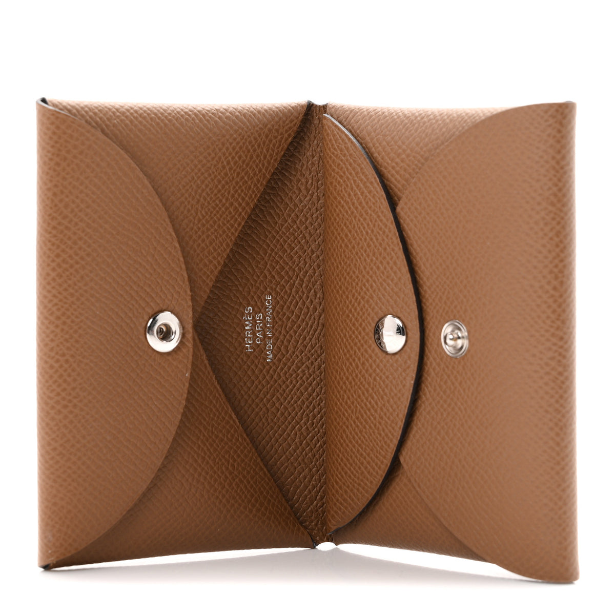 Epsom Calvi Duo Card Case Gold