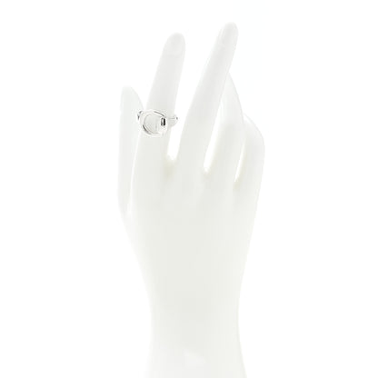 Gucci 18K White Gold Horsebit Ring 52 6 2 of 6