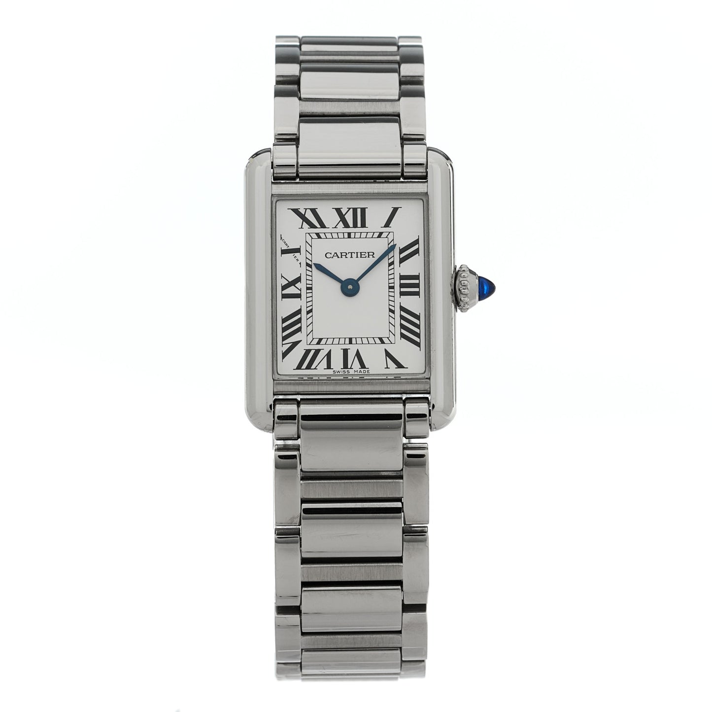 Stainless Steel 22mm Tank Must Quartz Watch