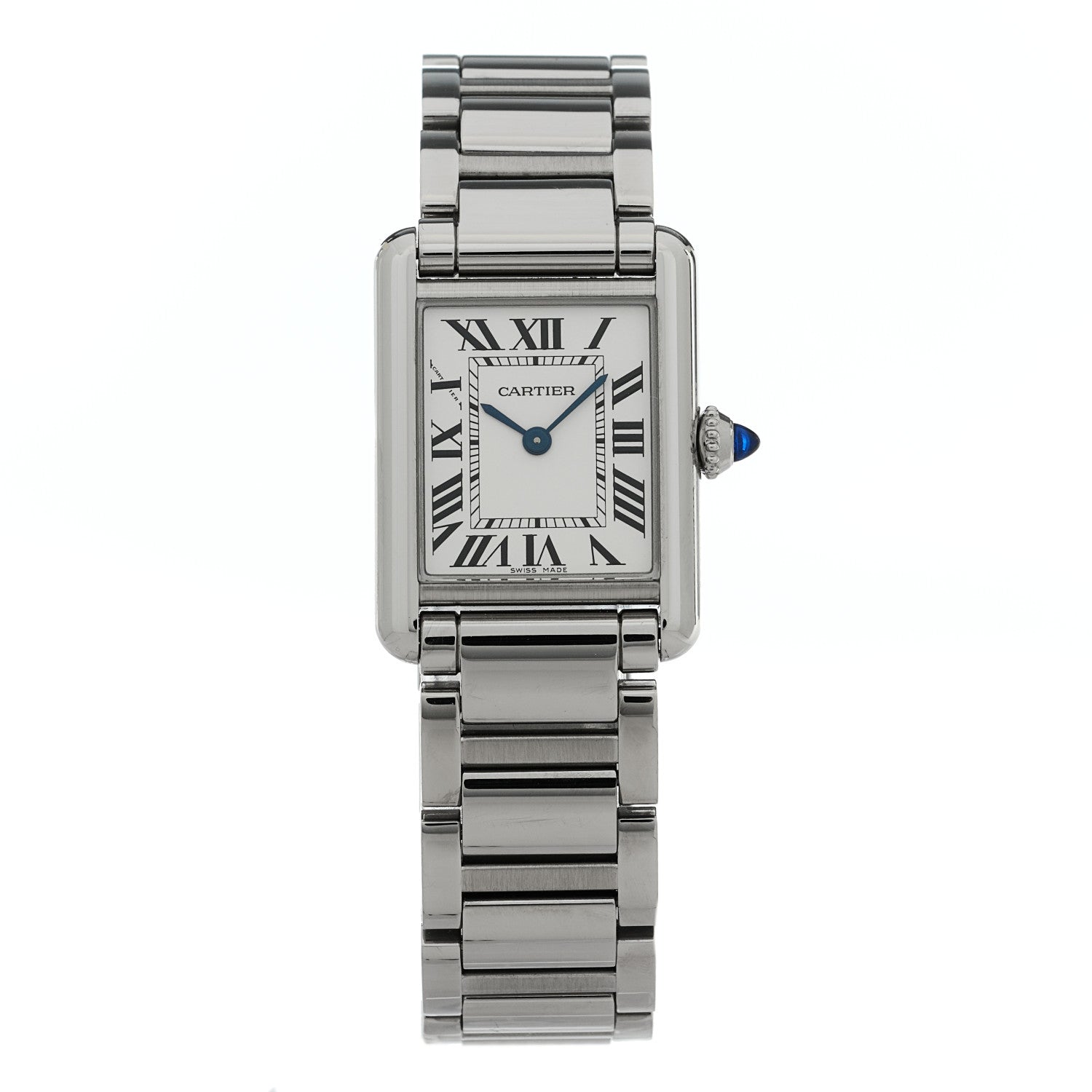 Cartier Stainless Steel 22mm Tank Must Quartz Watch 1 of 4