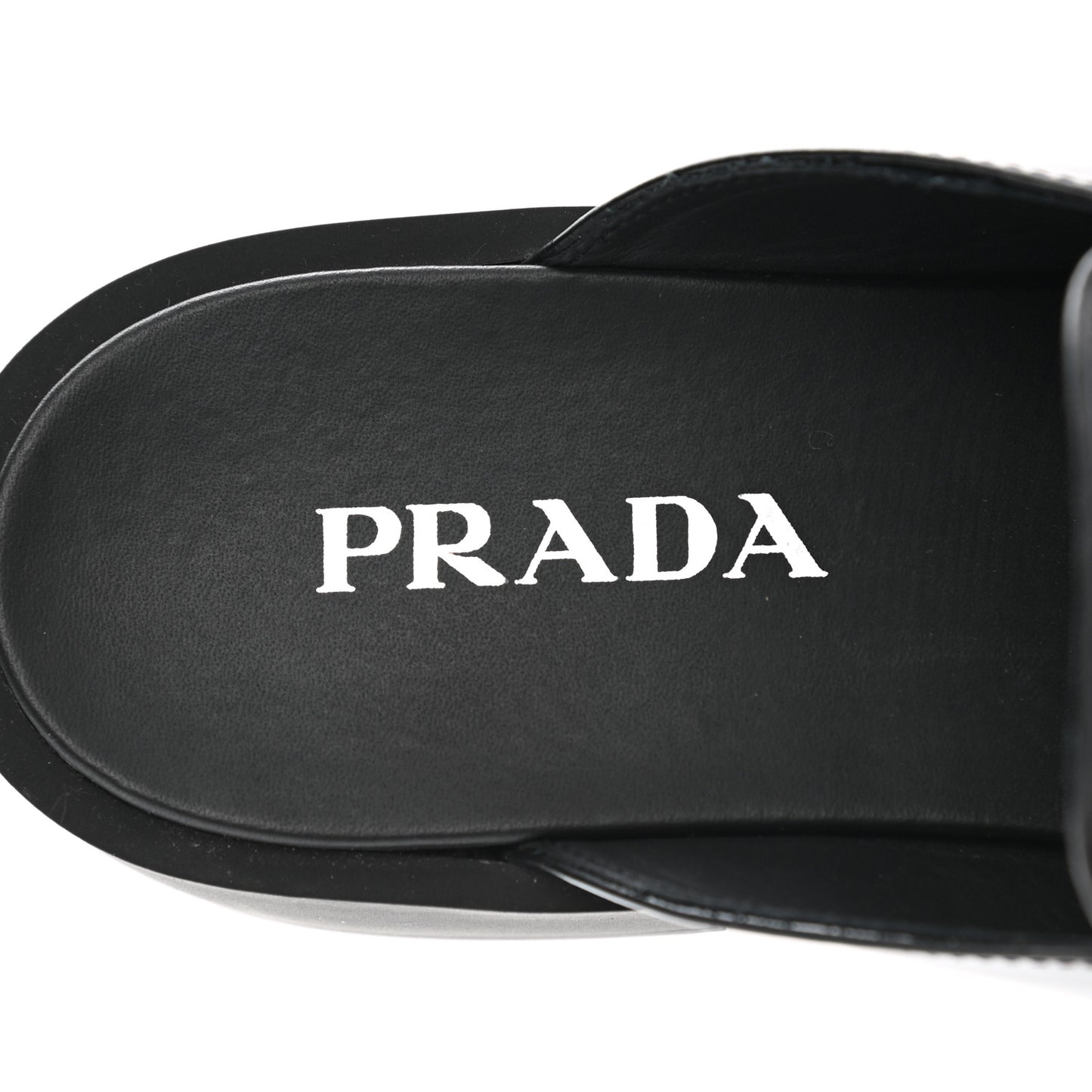 Spazzolato Triangle 40mm Loafer Mules 40 Black