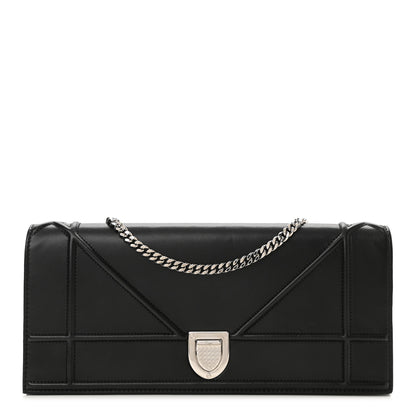 Christian Dior Lambskin Diorama Croisiere Chain Wallet Black 1 of 10