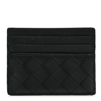Bottega Veneta Intrecciato Card Holder Black 1 of 9
