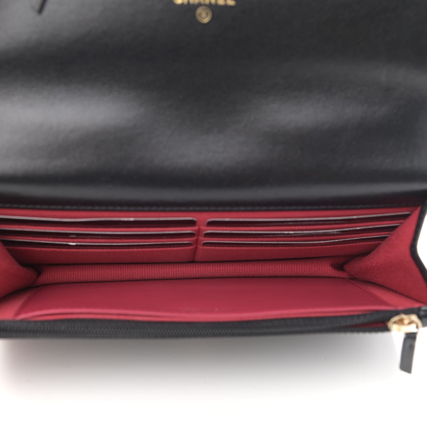 Chanel Lambskin Quilted Chanel 19 Wallet On Chain WOC Black 5 of 17