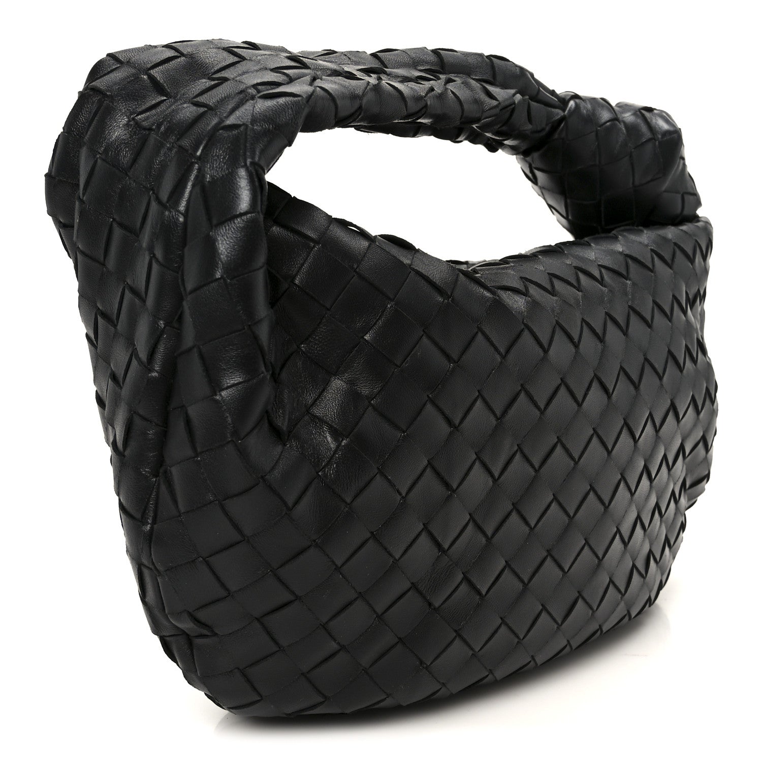 Bottega Veneta Nappa Intrecciato Teen Jodie Hobo Black 4 of 19