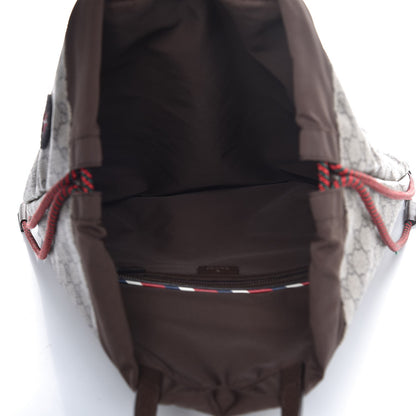 Gucci Soft GG Supreme Monogram Courrier Drawstring Backpack 5 of 9