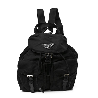 Prada Nylon Vela Medium Backpack Black 1 of 8
