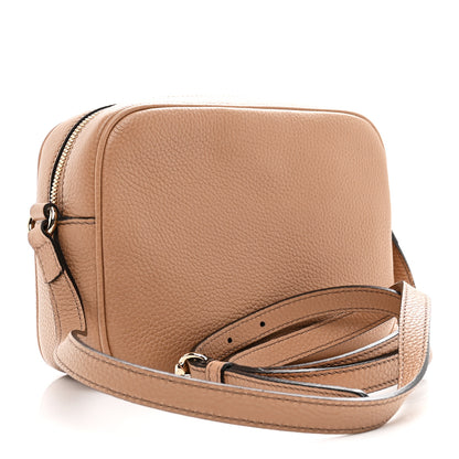 Gucci Pebbled Calfskin Small Soho Disco Bag Camelia 3 of 10