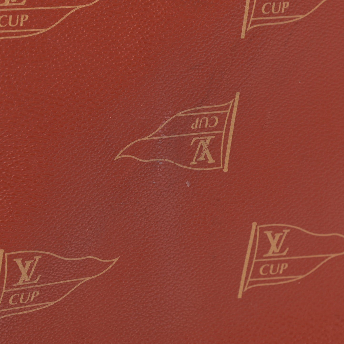 Coated Canvas Americas Cup Garment Bag Red