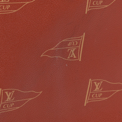 Louis Vuitton Coated Canvas Americas Cup Garment Bag Red 12 of 14