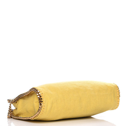 Stella McCartney Canvas Falabella Fold Over Tote Yellow 4 of 8