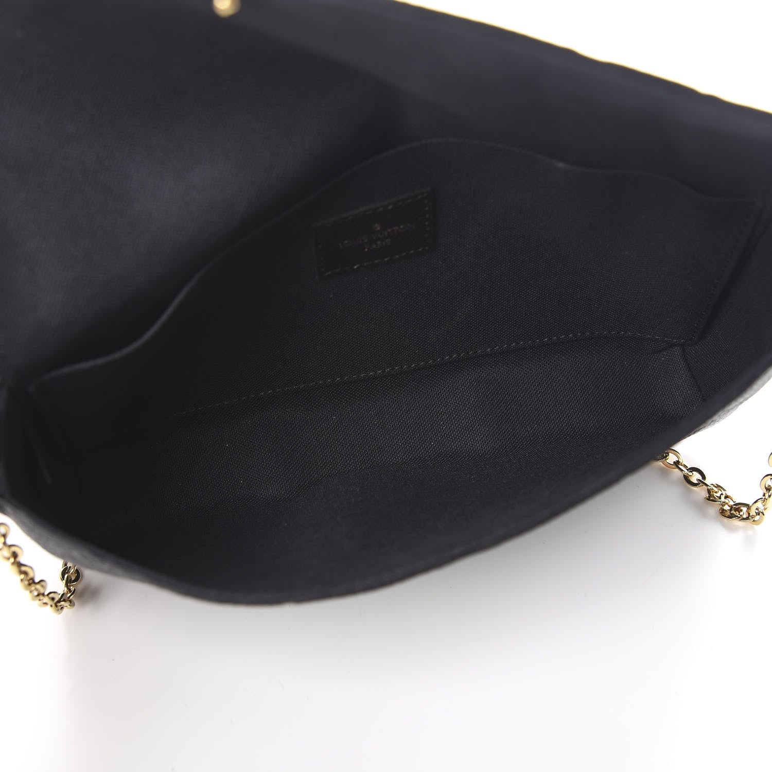 Louis Vuitton Empreinte Pochette Felicie Chain Wallet Black 5 of 11