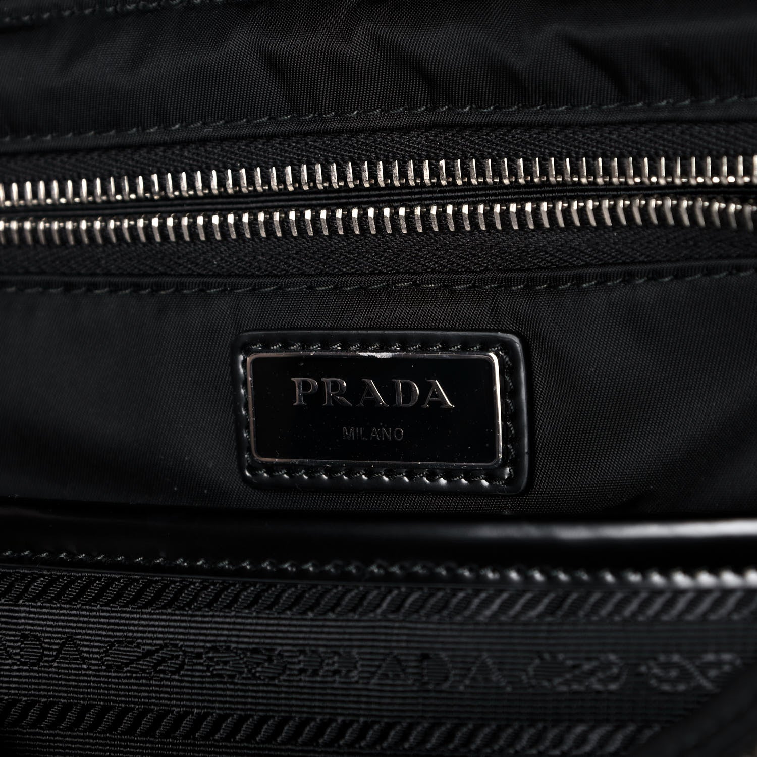 Prada Nylon Tessuto Nappa Symbols Signaux Hobo Bag Black 6 of 10