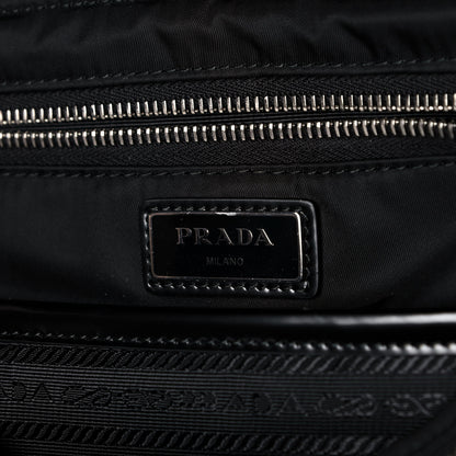 Prada Nylon Tessuto Nappa Symbols Signaux Hobo Bag Black 6 of 10