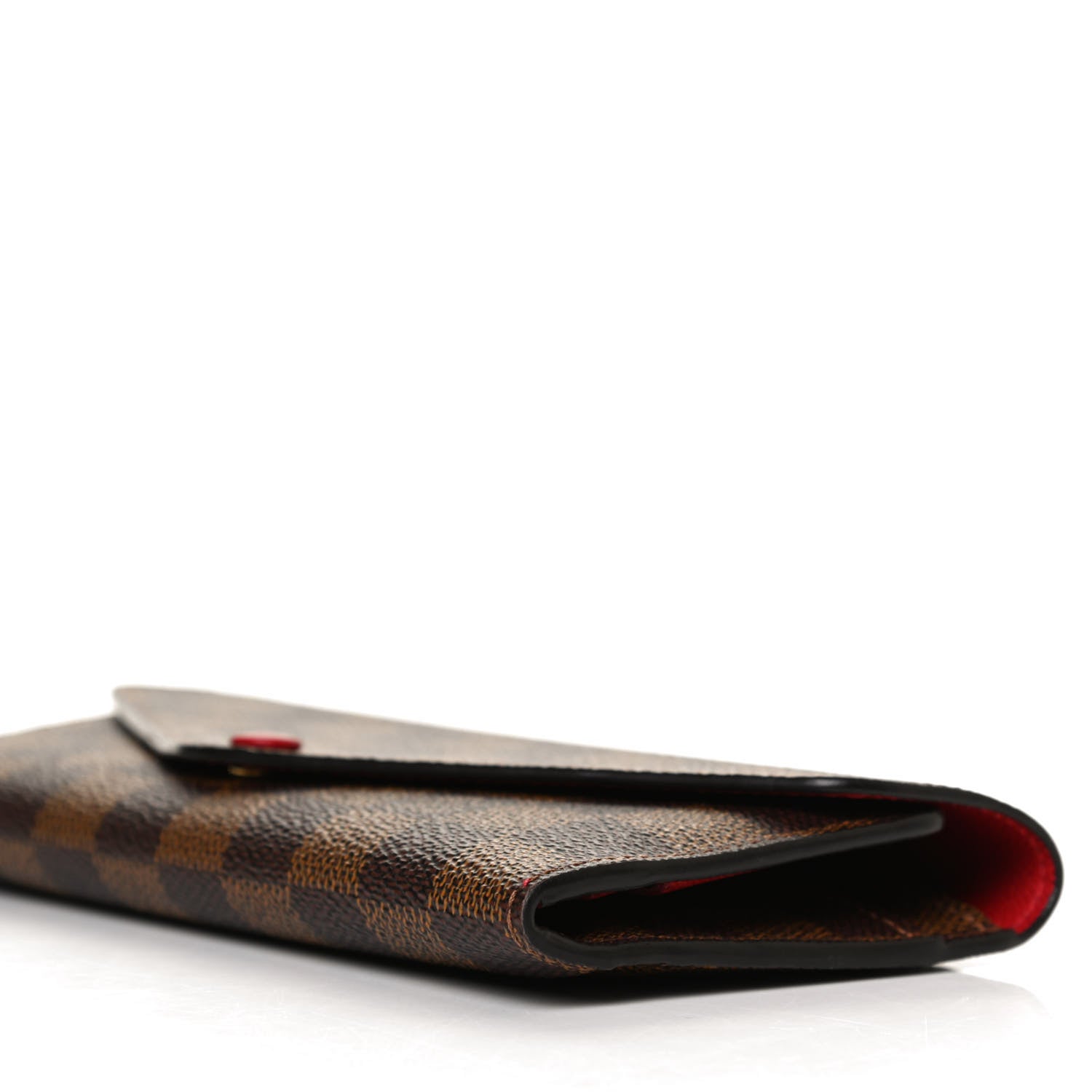 Louis Vuitton Damier Ebene Josephine Wallet Red 8 of 10