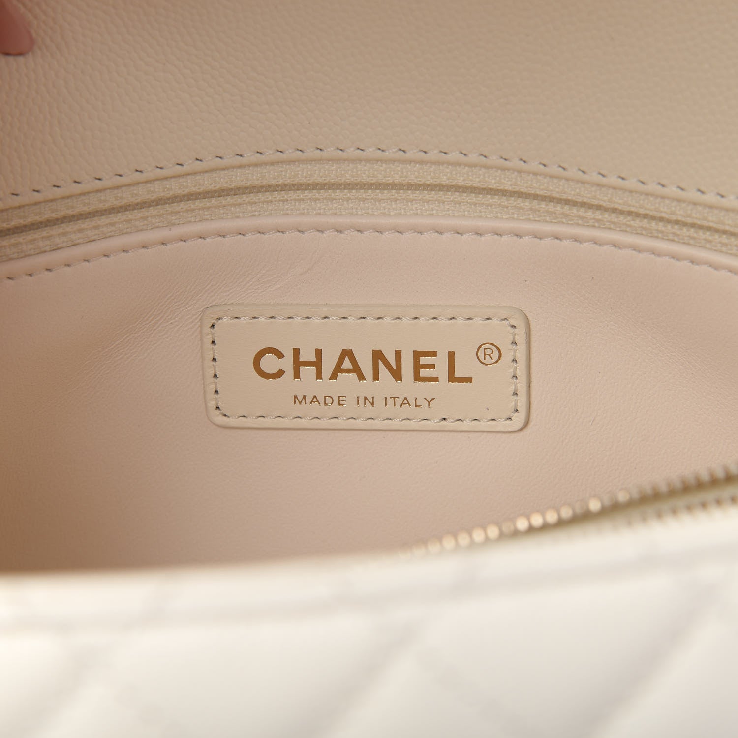 Chanel Caviar Quilted Small Coco Handle Flap White 8 of 11