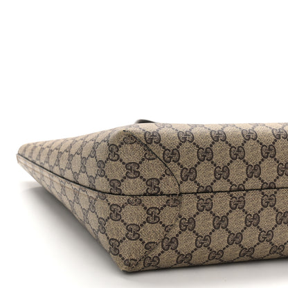 Gucci Calfskin GG Supreme Monogram Medium Reversible Tote Black 9 of 10